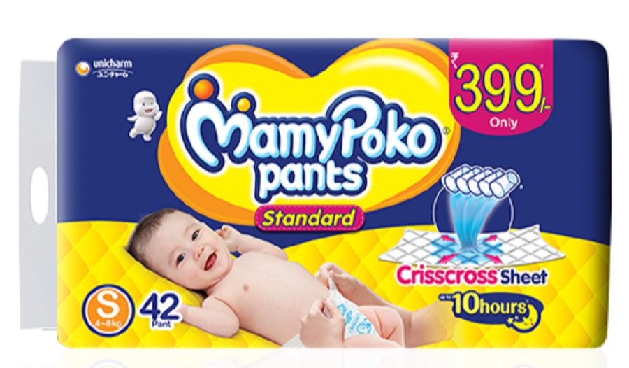 MamyPoko Pants Standard Diaper (S, 4-8 kg)