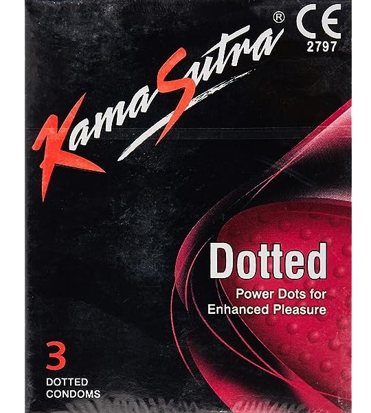 Kamasutra Condoms Dotted (3S Pack)