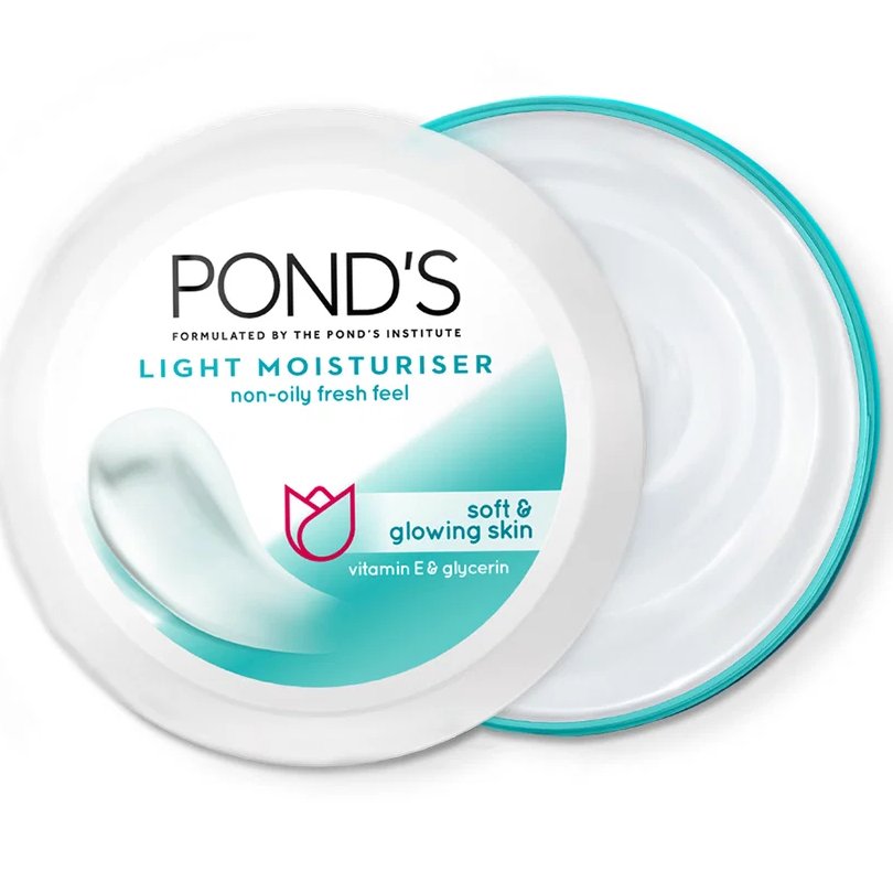 Ponds Light Moisturiser - With Vitamin E & Glycerine, For Non-Oily Fresh Feel, 25 ml