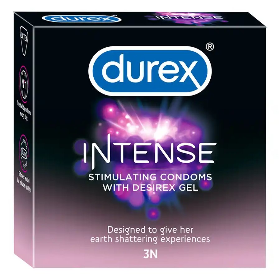 Durex Intense - 3 Condoms