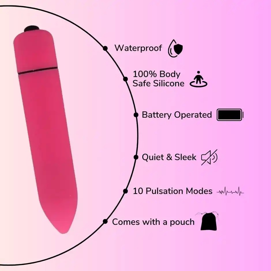Female Mini Bullet Body Massager | Compact & Handy