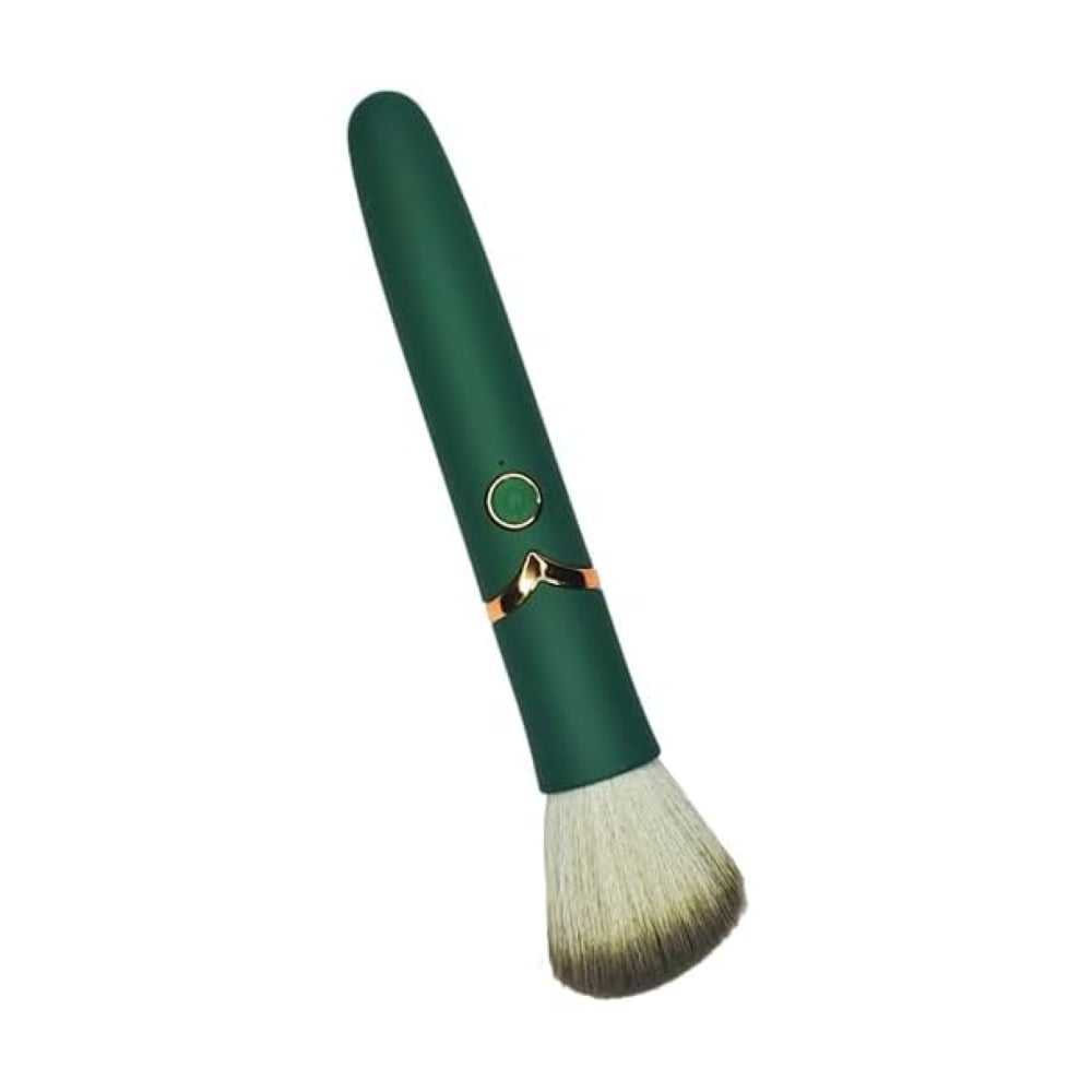 Portable Waterproof Makeup Brush Personal Massager – Green | Compact Design | Multiple Modes | Quiet & Travel-Friendly