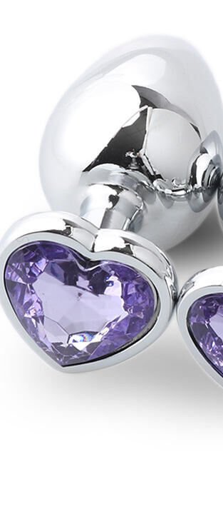 Luxury Diamond Anal Plug Stainless Steel Romantic Couple Toy