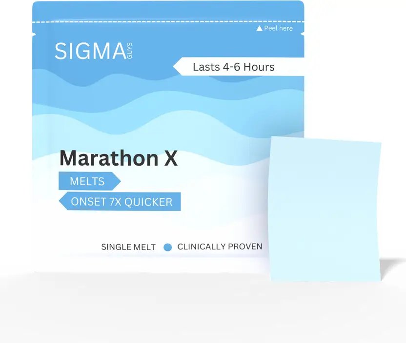 Sigma Guys Marathon X Testosterone Boosters Oral Strips for Men