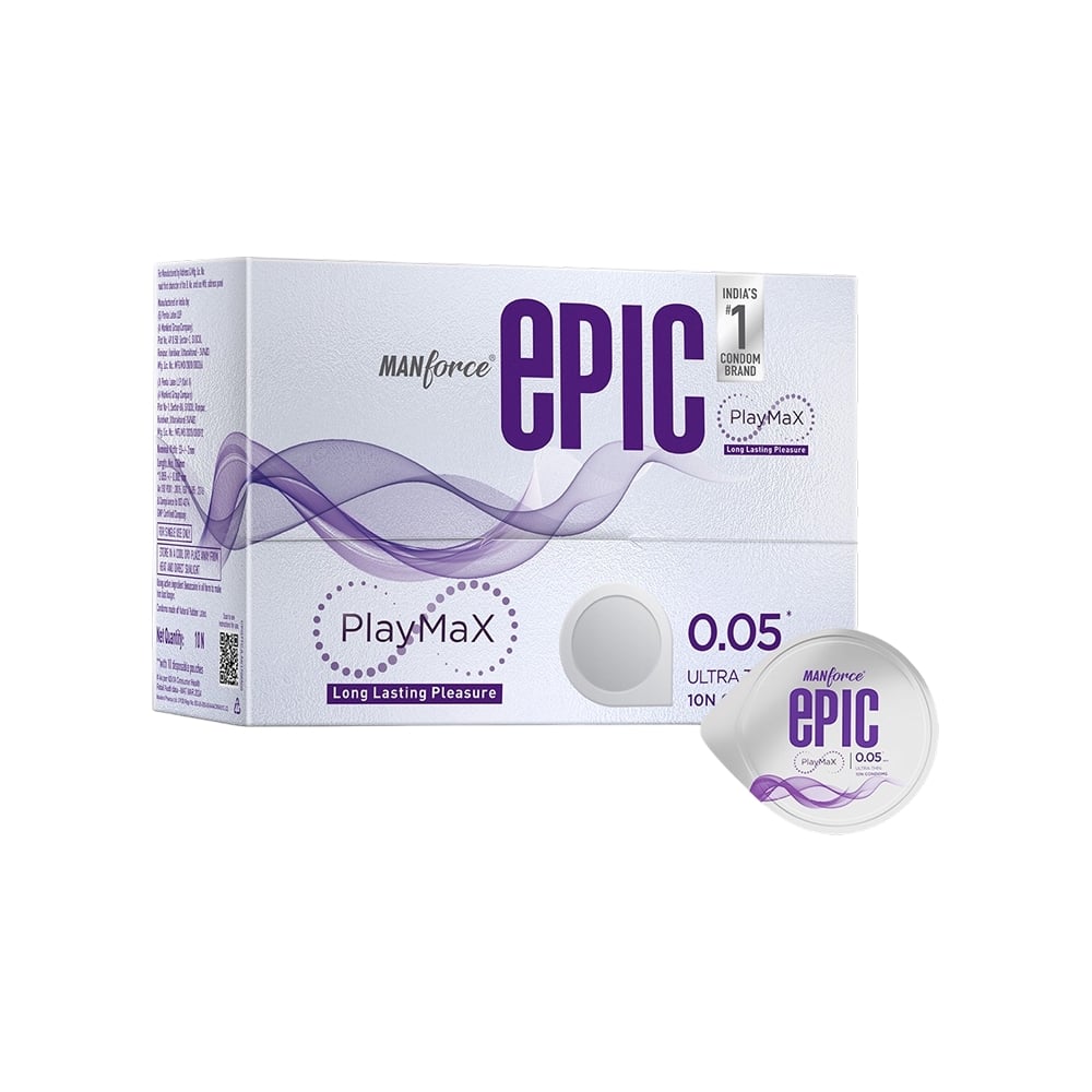 Manforce Epic Playmax Climax Delay Ultra Thin Condom
