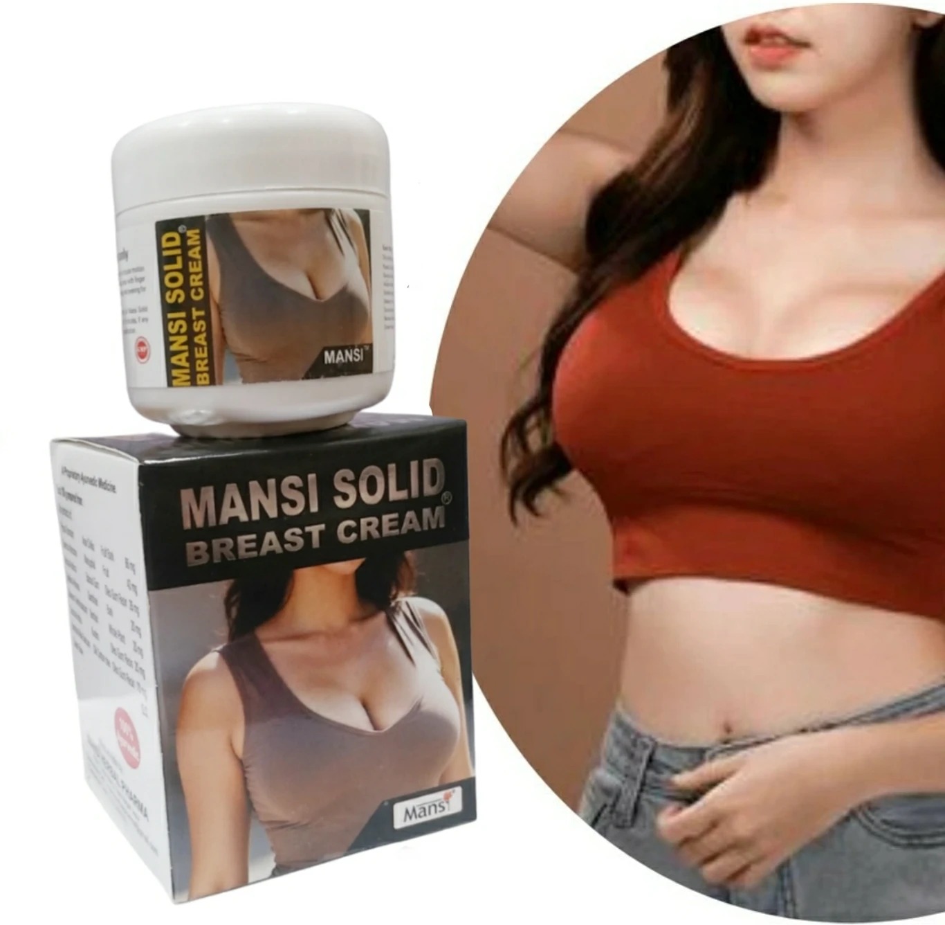 MANSI 100% Natural Breast Toner Cream For Womens & Girls Women