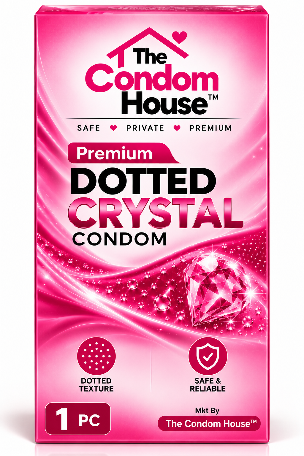 Premium Dotted Crystal Condom